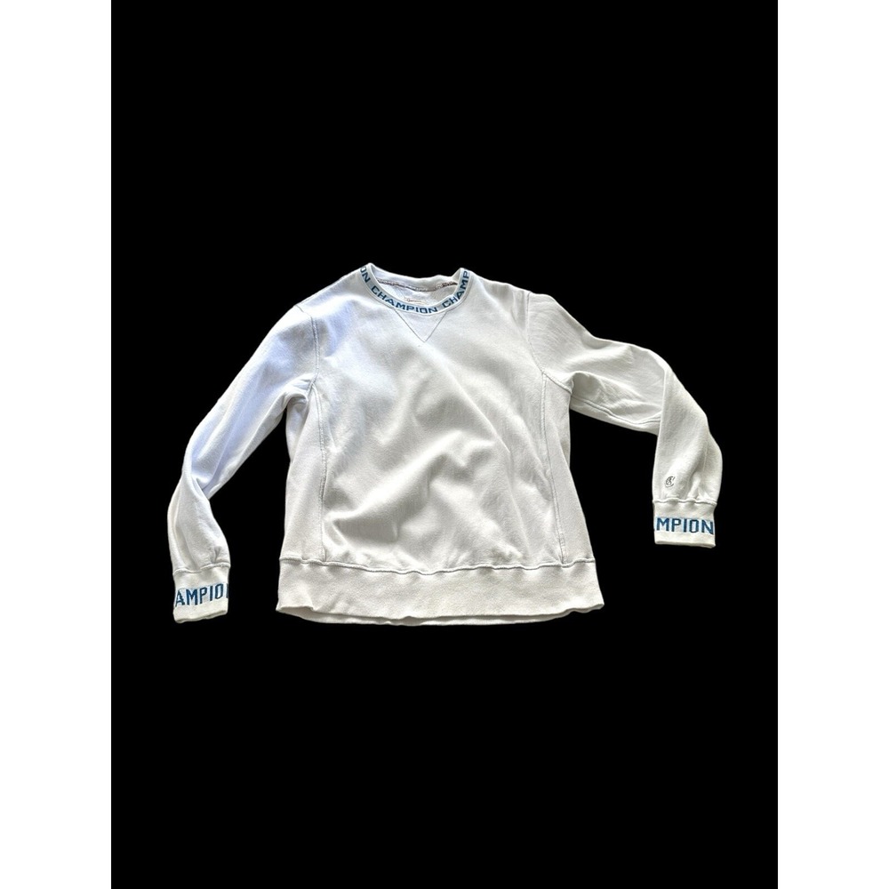 Champion Todd Snyder Crewneck Sweatshirt White Retro Mens Large Pullover